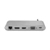 Kensington UH1440P dock mobile USB-C 5Gbps dual video senza driver - 85W Pass-Through Power - DP/HDMI/VGA