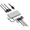 Kensington UH1440P dock mobile USB-C 5Gbps dual video senza driver - 85W Pass-Through Power - DP/HDMI/VGA