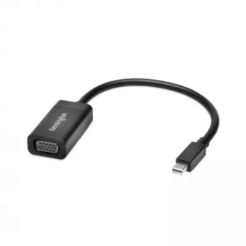 Kensington VM1000 adattatore Mini DisplayPort a VGA, 0,14 m, Mini DisplayPort 1.2, VGA, connettore maschio, connettore femmina, 1920 x 1080 pixel