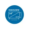 Filtro privacy magnetico Kensington MagPro per laptop 14 pollici (16:9)