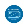 Filtro privacy magnetico Kensington MagPro per monitor 23
