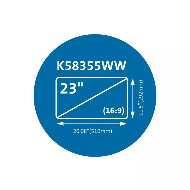 Filtro privacy magnetico Kensington MagPro per monitor 23