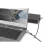 Lucchetto per laptop Kensington slim N17 2.0 Keyed Dual Head per slot a cuneo