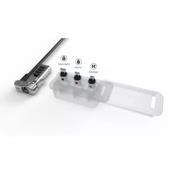 Punte di ricambio per testa di chiusura Kensington per lucchetto universale 3-in-1 per laptop