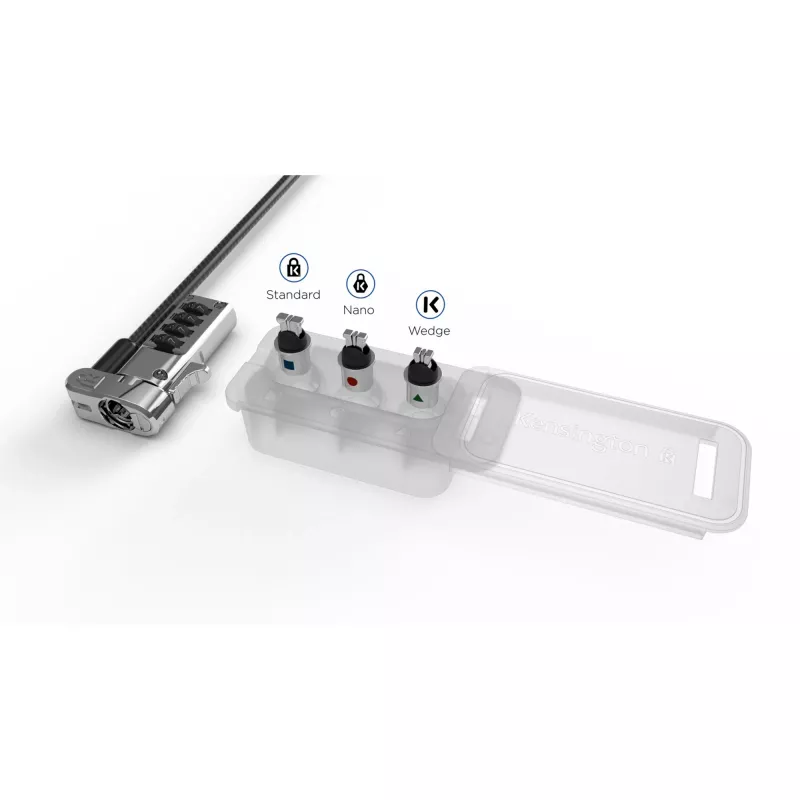Punte di ricambio per testa di chiusura Kensington per lucchetto universale 3-in-1 per laptop