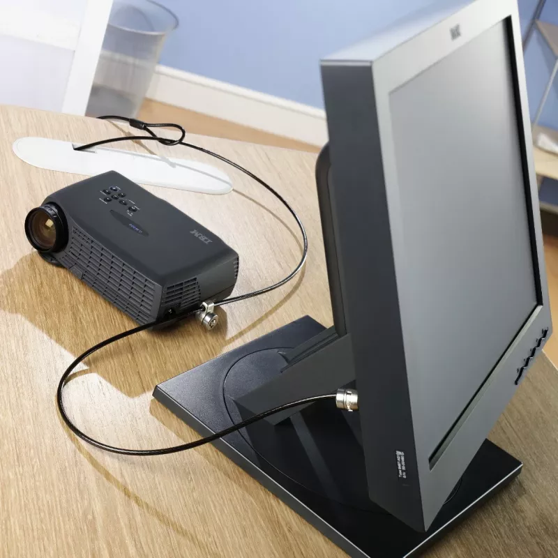 Lucchetto per laptop Kensington MicroSaver® Keyed Twin, 2,2 m, chiave tonda, acciaio