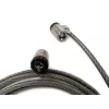 Lucchetto per laptop Kensington MicroSaver® Keyed Twin, 2,2 m, chiave tonda, acciaio