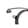 Lucchetto per laptop Kensington MicroSaver® Keyed Twin, 2,2 m, chiave tonda, acciaio