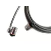 Lucchetto per laptop Kensington MicroSaver® Keyed Twin, 2,2 m, chiave tonda, acciaio