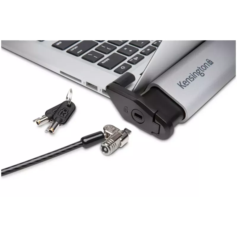 Stazione di bloccaggio per laptop Kensington 2.0 con lucchetto MicroSaver 2.0
