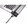 Stazione di bloccaggio per laptop Kensington 2.0 con lucchetto MicroSaver 2.0