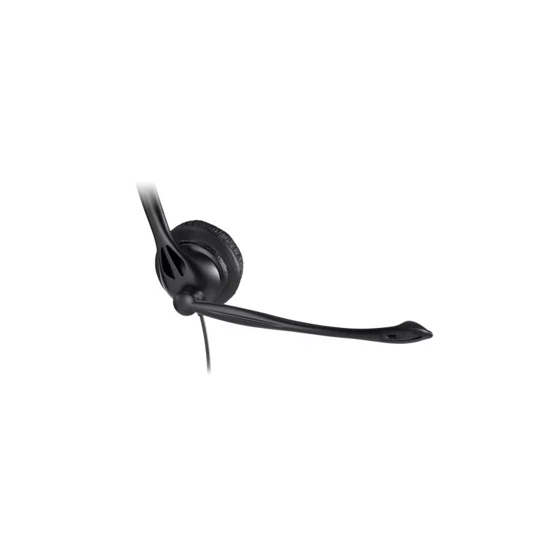 Cuffia USB mono Kensington con controlli inline, con filo, ufficio/call center, cuffia, nero