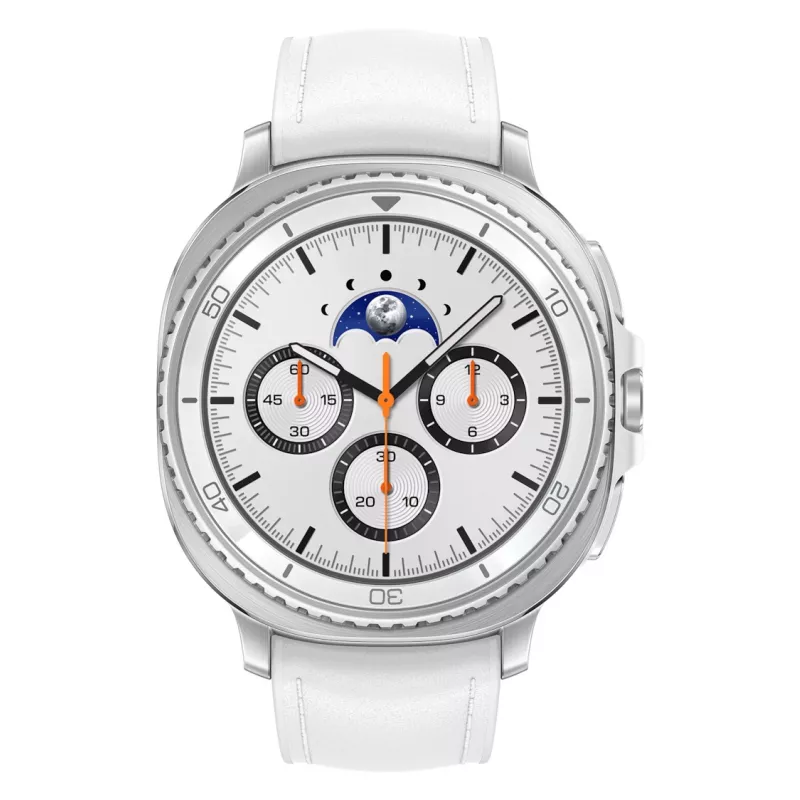 Samsung Galaxy Watch 8 Classic 3,3 cm (1,3 inch) AMOLED 46 mm digitale 438 x 438 pixel touchscreen argento WLAN GPS (satellitare)