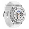 Samsung Galaxy Watch 8 Classic 3,3 cm (1,3 inch) AMOLED 46 mm digitale 438 x 438 pixel touchscreen argento WLAN GPS (satellitare)