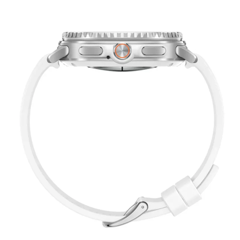 Samsung Galaxy Watch 8 Classic 3,3 cm (1,3 inch) AMOLED 46 mm digitale 438 x 438 pixel touchscreen argento WLAN GPS (satellitare)