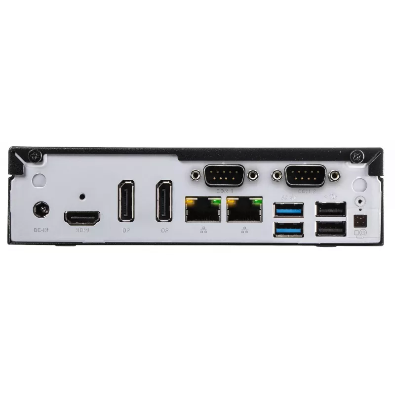 Shuttle PC slim DH610 , S1700, 1x HDMI, 2x DP , 1x 2,5 pollici, 2x M.2, 2x LAN (Intel 1G + 2.5G), 2x COM, funzionamento continuo 24/7, incl. VESA