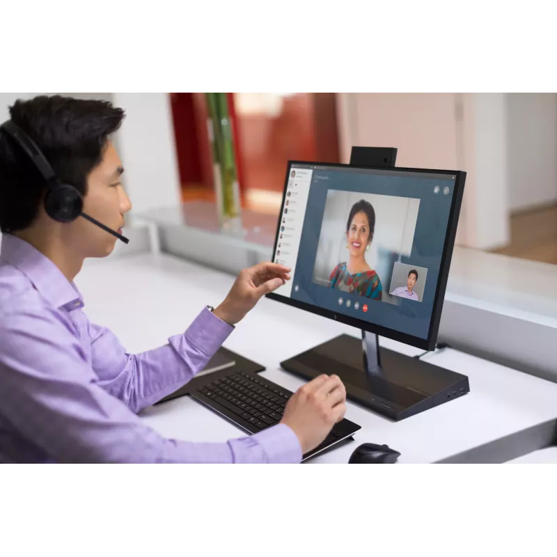 HP UC Wireless Duo Headset, senza fili, ufficio/call center, 310 g, cuffie, nero