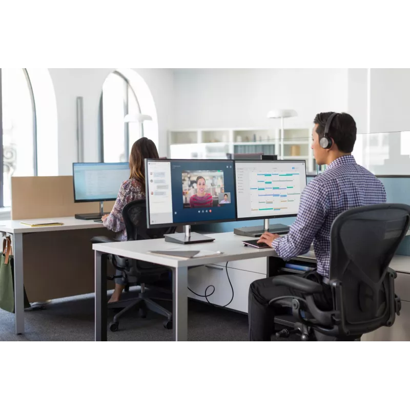HP UC Wireless Duo Headset, senza fili, ufficio/call center, 310 g, cuffie, nero