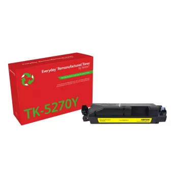 Toner giallo rigenerato Everyday™ di Xerox compatibile con Kyocera TK-5270Y, capacità standard