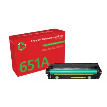 Everyday™ toner giallo rigenerato di Xerox, compatibile con HP 651A 650A 307A (CE342A/CE272A/CE742A), capacità standard