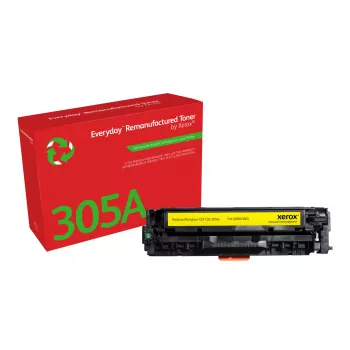 Everyday™ toner giallo rigenerato di Xerox compatibile con HP 305A (CE412A), capacità standard