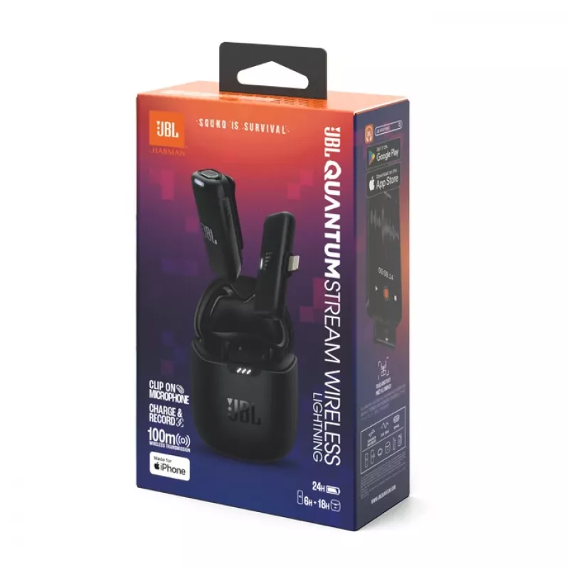 JBL JBLSTRMWLLGHTBLK Microfono Nero