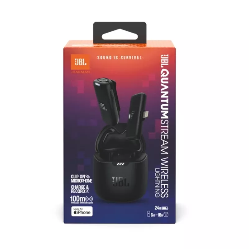 JBL JBLSTRMWLLGHTBLK Microfono Nero