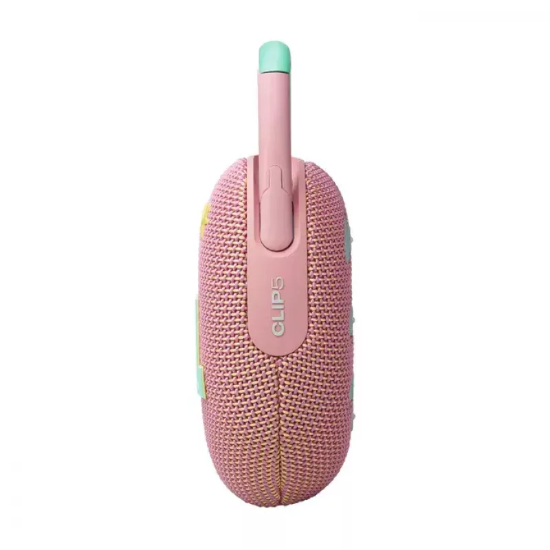 JBL Clip 5 speaker Bluetooth portatile, rosa