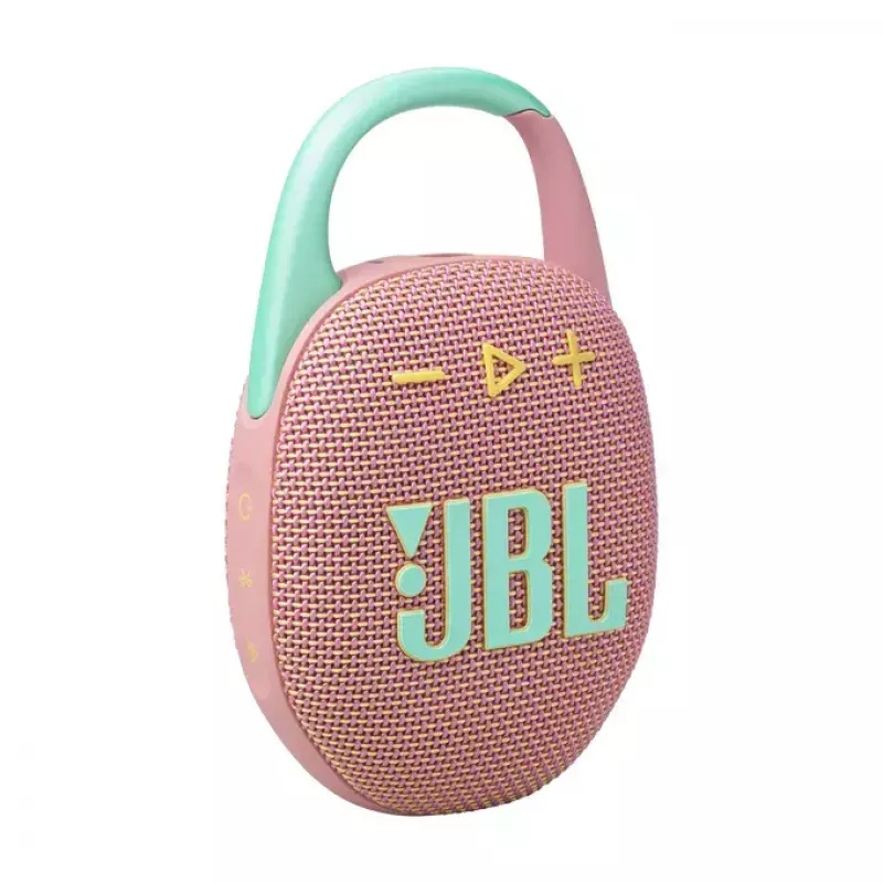 JBL Clip 5 speaker Bluetooth portatile, rosa