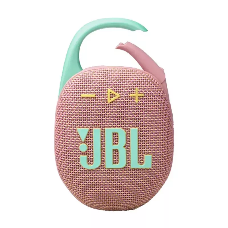 JBL Clip 5 speaker Bluetooth portatile, rosa