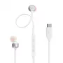 JBL Tune 310C cuffie con filo in-ear chiamate/musica USB Type-C bianco