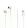 JBL Tune 310C cuffie con filo in-ear chiamate/musica USB Type-C bianco