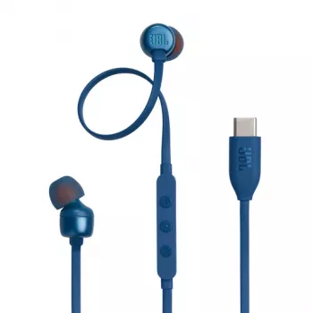 JBL Tune 310C USB Headset Con filo In-ear Chiamate/Musica USB Type-C Blu