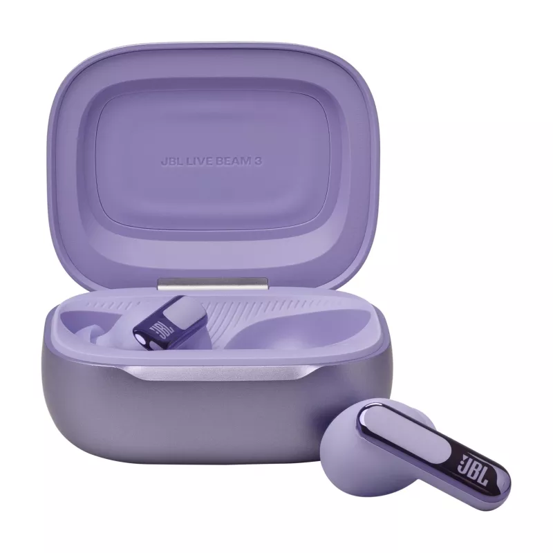 JBL Live Beam 3 Headset Wireless In-Ear Chiamate/Musica/Sport/Quotidiano Bluetooth Lilla