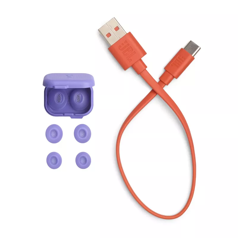 JBL Tune Flex 2 Ghost Edition Headset True Wireless Stereo (TWS) In-Ear Chiamate/Musica Bluetooth Lilla