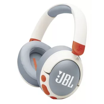 JBL Junior 470NC Headset Wireless Head-band Chiamate/Musica USB Type-C Bluetooth Grigio chiaro, Bianco