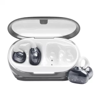 JBL Soundgear Clips Headset True Wireless Stereo (TWS) Ear-hook Chiamate/Musica Bluetooth Bianco