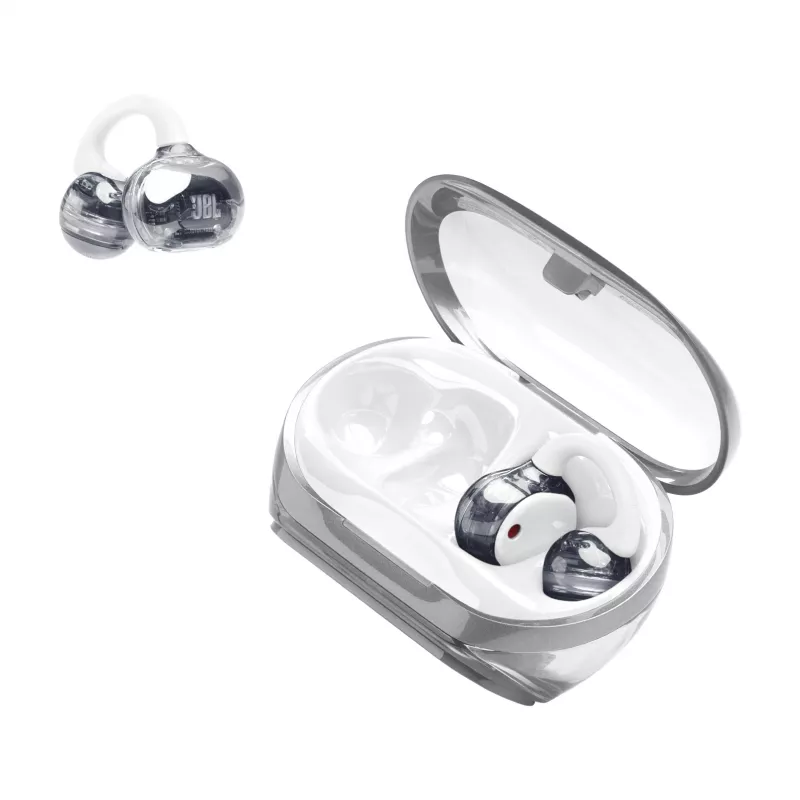 JBL Soundgear Clips Headset True Wireless Stereo (TWS) Ear-hook Chiamate/Musica Bluetooth Bianco