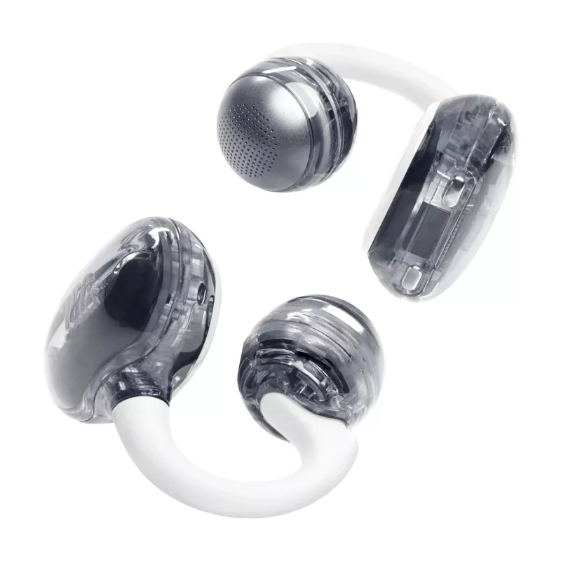 JBL Soundgear Clips Headset True Wireless Stereo (TWS) Ear-hook Chiamate/Musica Bluetooth Bianco