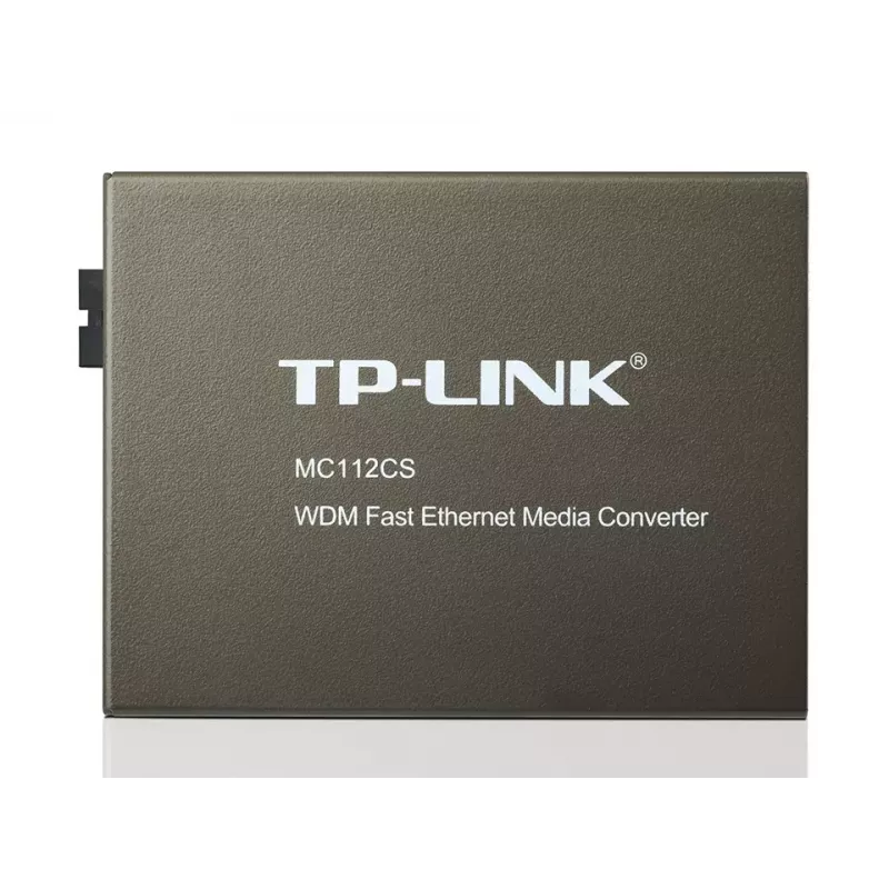 TP-Link MC112CS Convertitore di media di rete 100 Mbit/s Singlemode Nero