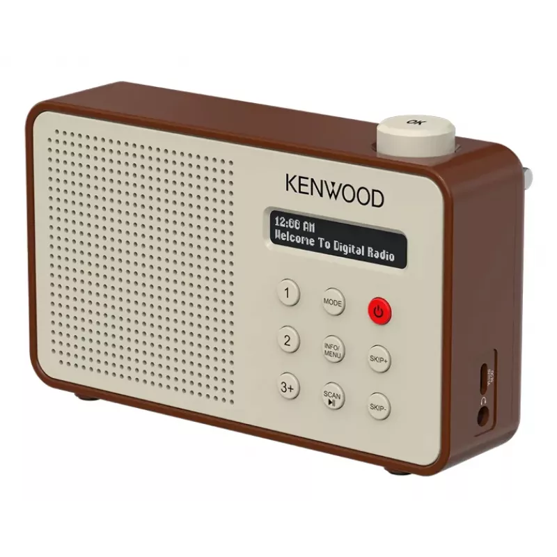 Kenwood CRM25DABT radio digitale portatile moka
