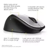 HP ENVY mouse ricaricabile 500, ambidestro, laser, RF wireless, 1600 DPI, nero, grigio