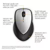 HP ENVY mouse ricaricabile 500, ambidestro, laser, RF wireless, 1600 DPI, nero, grigio