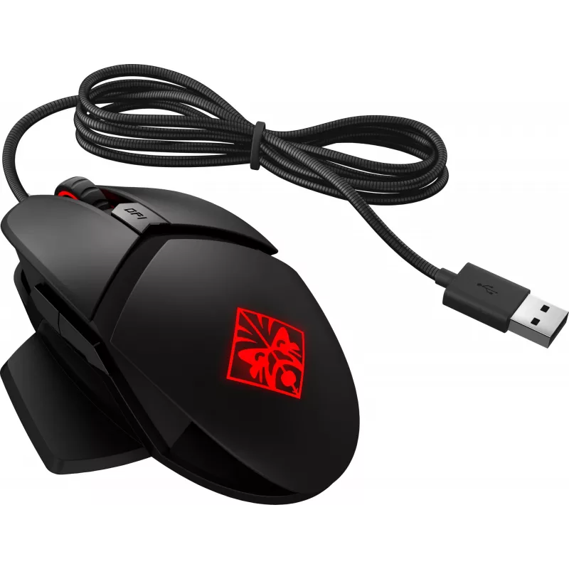HP OMEN by Reactor mouse, per destrorsi, ottico, USB Type-A, 16000 DPI, 0,2 ms, nero