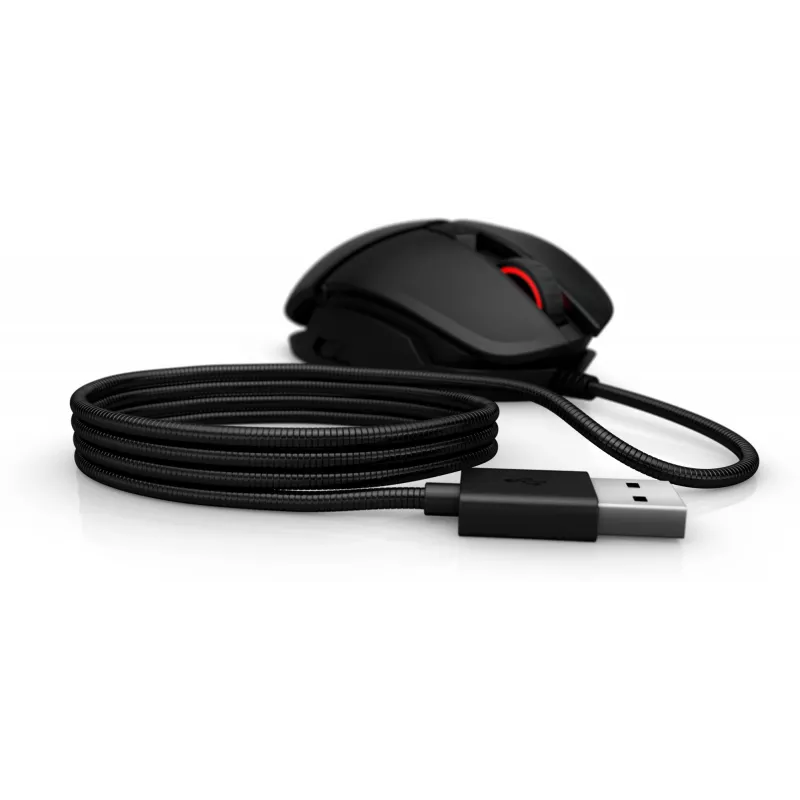 HP OMEN by Reactor mouse, per destrorsi, ottico, USB Type-A, 16000 DPI, 0,2 ms, nero