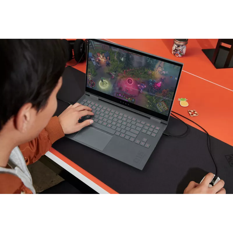HP OMEN by Reactor mouse, per destrorsi, ottico, USB Type-A, 16000 DPI, 0,2 ms, nero