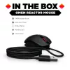 HP OMEN by Reactor mouse, per destrorsi, ottico, USB Type-A, 16000 DPI, 0,2 ms, nero