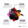 HP OMEN by Reactor mouse, per destrorsi, ottico, USB Type-A, 16000 DPI, 0,2 ms, nero