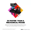 HP OMEN by Reactor mouse, per destrorsi, ottico, USB Type-A, 16000 DPI, 0,2 ms, nero