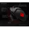 HP OMEN by Reactor mouse, per destrorsi, ottico, USB Type-A, 16000 DPI, 0,2 ms, nero